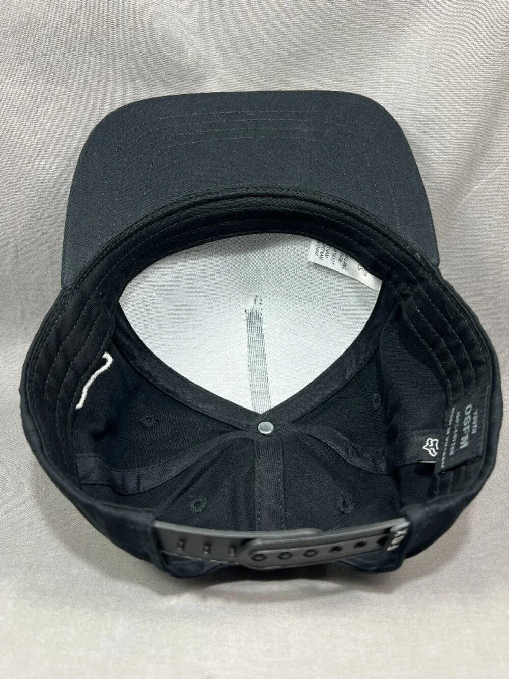 Fox Racing Pro Circuit Baseball Youth Hat OSFM Black Motocross Snapback Cap